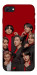 Чохол BTS in red для iPhone SE (2022)