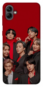 Чехол BTS in red для Galaxy A04