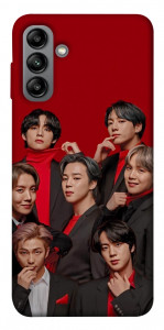 Чехол BTS in red для Galaxy A04s