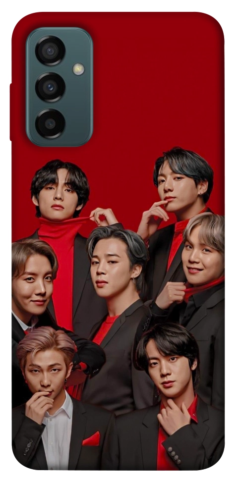 Чехол BTS in red для Galaxy M23 5G