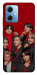 Чохол BTS in red для Xiaomi Redmi Note 12 5G
