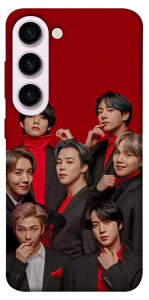 Чехол BTS in red для Galaxy S23+