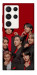Чехол BTS in red для Galaxy S23 Ultra