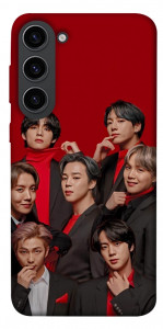 Чохол BTS in red для Galaxy S23