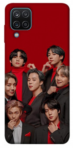 Чехол BTS in red для Galaxy M12