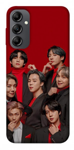 Чехол BTS in red для Galaxy A14 5G