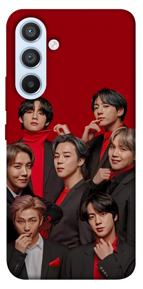 Чохол BTS in red для Galaxy A54 5G