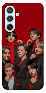 Чохол BTS in red для Galaxy A54 5G