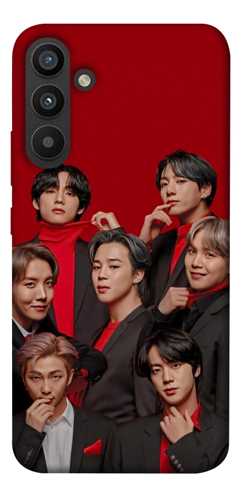 Чохол BTS in red для Galaxy A34 5G