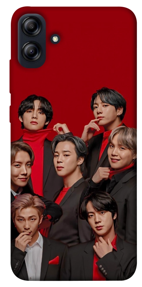 Чохол BTS in red для Galaxy A04e