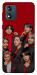 Чехол BTS in red для Motorola Moto E13