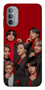 Чехол BTS in red для Motorola Moto G31