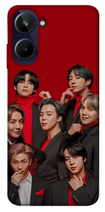 Чехол BTS in red для Realme 10 4G