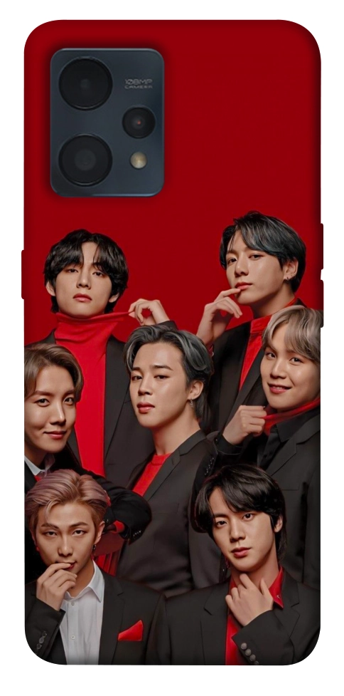 Чохол BTS in red для Realme 9 Pro+