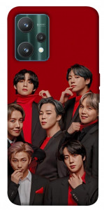Чохол BTS in red для Realme 9 Pro