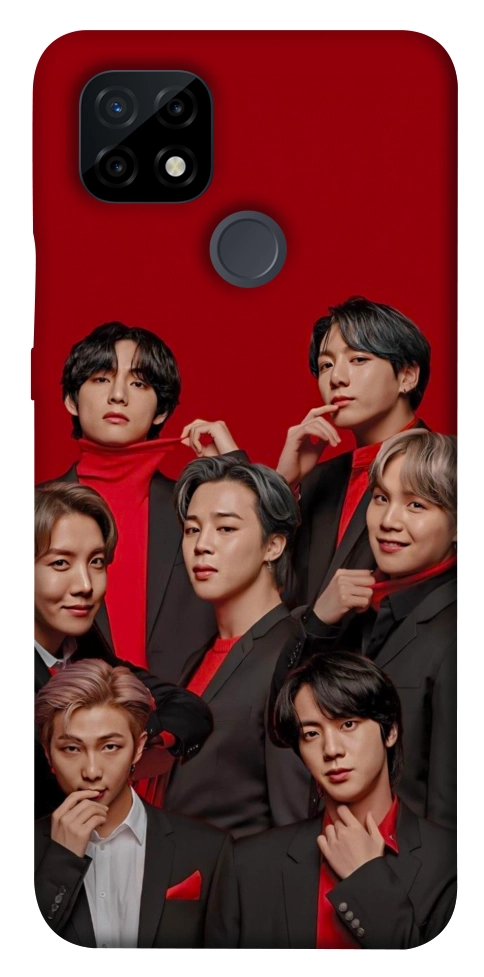 Чохол BTS in red для Realme C21