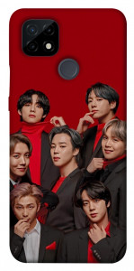 Чохол BTS in red для Realme C21