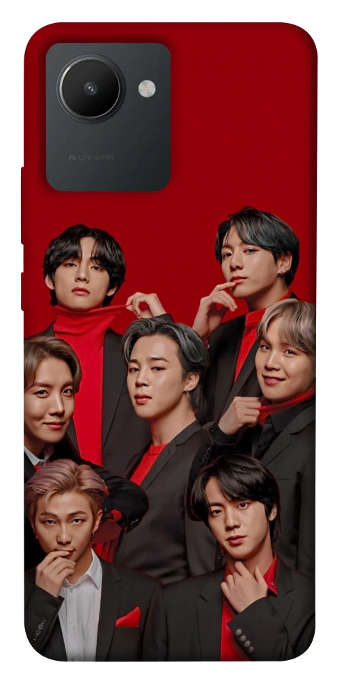 Чохол BTS in red для Realme C30