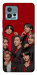 Чохол BTS in red для Motorola Moto G72