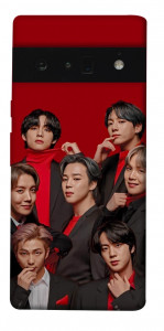 Чехол BTS in red для Google Pixel 6 Pro