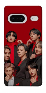 Чехол BTS in red для Google Pixel 7