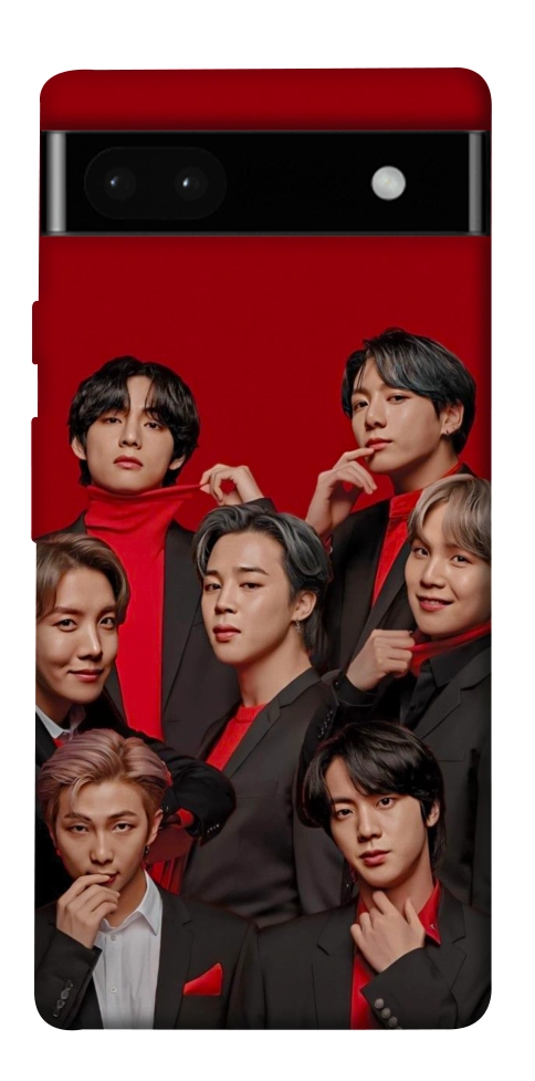 Чехол BTS in red для Google Pixel 6A
