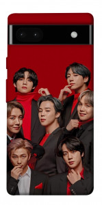 Чохол BTS in red для Google Pixel 6A