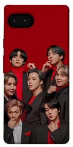 Чехол BTS in red для Google Pixel 7A