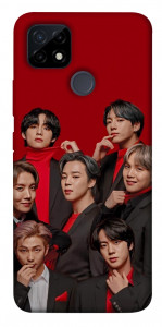 Чехол BTS in red для Realme C12