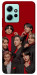 Чехол BTS in red для Xiaomi Redmi Note 12 4G