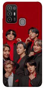 Чехол BTS in red для ZTE Blade A52