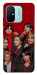 Чехол BTS in red для Xiaomi Redmi 12C