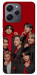 Чехол BTS in red для Xiaomi Redmi 12
