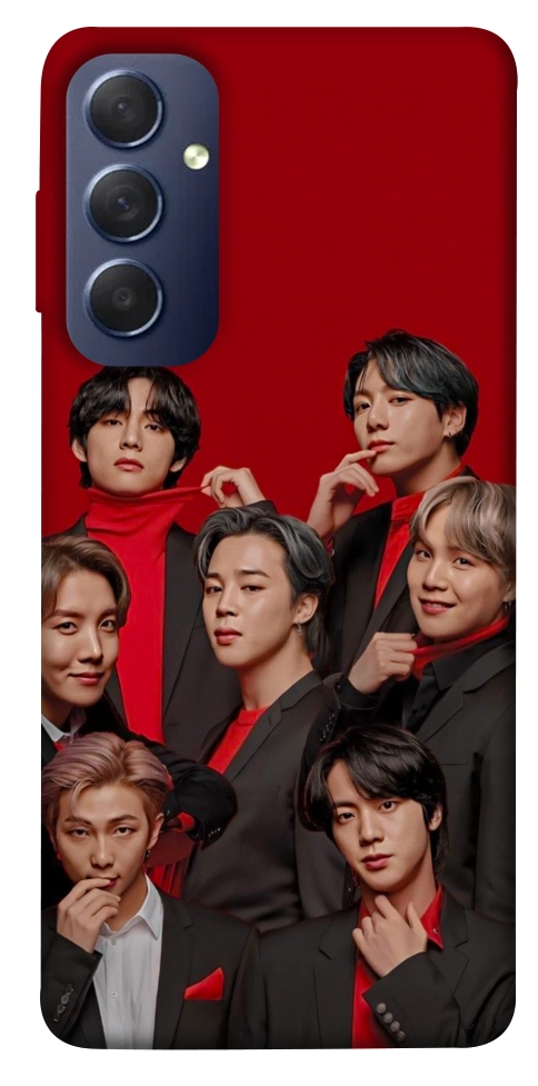Чехол BTS in red для Galaxy M54 5G
