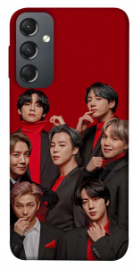 Чехол BTS in red для Galaxy A24 4G