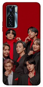 Чехол BTS in red для TECNO Camon 17 Pro