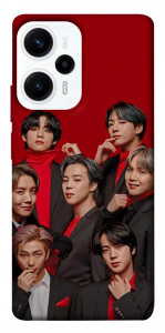 Чехол BTS in red для Xiaomi Redmi Note 12 Turbo