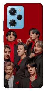 Чехол BTS in red для Xiaomi Poco X5 Pro 5G