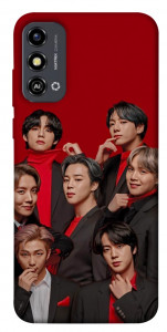 Чехол BTS in red для ZTE Blade A53