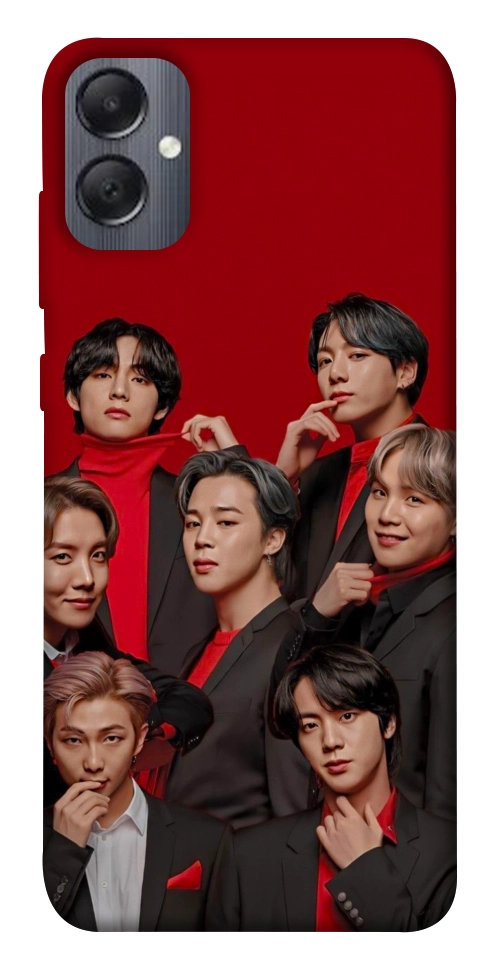 Чехол BTS in red для Galaxy A05