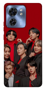 Чехол BTS in red для Motorola Edge 40
