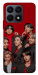 Чехол BTS in red для Huawei Honor X8a
