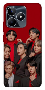 Чехол BTS in red для Realme C53