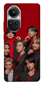 Чохол BTS in red для Oppo Reno10