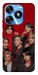 Чохол BTS in red для TECNO Spark 10