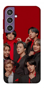Чехол BTS in red для Galaxy S23 FE