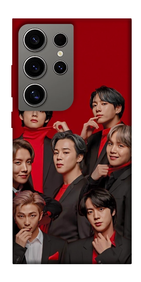 Чохол BTS in red для Galaxy S24 Ultra