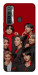 Чохол BTS in red для TECNO Camon 17
