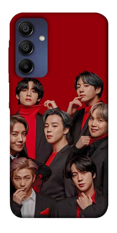 Чохол BTS in red для Galaxy A15
