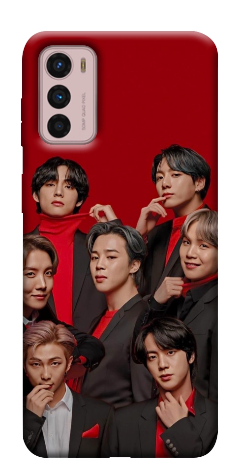 Чехол BTS in red для Motorola Moto G42